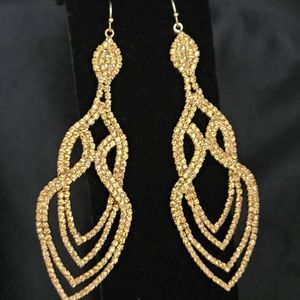 Thalia Sodi Crystal Point Drop Earrings